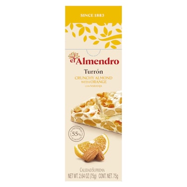ألميندرو تورون لوز مقرمش بالبرتقال، 75 غرام
