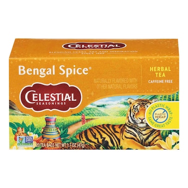 Celestial Bengal Spice Herbal Tea 20 Tea Bags