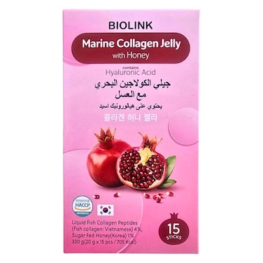 Biolink Marine Collagen Jelly with Honey, 20g Pack of 15