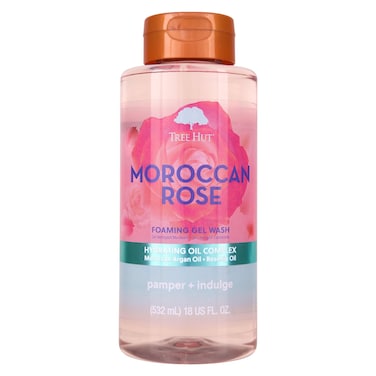 Tree Hut Moroccan Rose Foaming Gel Wash, 532ml