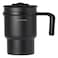 LePresso Thermo Flask Insulated Mug with Straw, Black, 900 ml