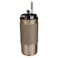 LePresso Coffee Mug with Sleeve and Straw, Gold, 520 ml