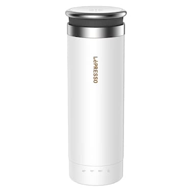LePresso Portable Outdoor Electric Kettle, White, 300 ml, 96 W, 80x207 mm