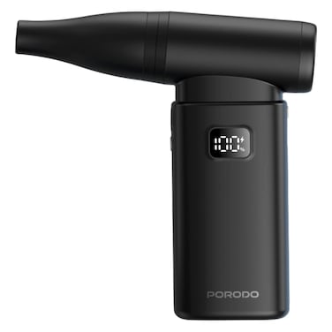 Porodo Lifestyle 2-in-1 Handheld Vacuum and Air Duster, 160 ml, 4000mAh, 5 Speed Level