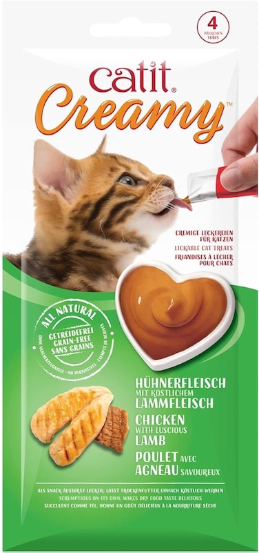 CatIt Creamy Lickable Treats - Chicken &amp; Lamb