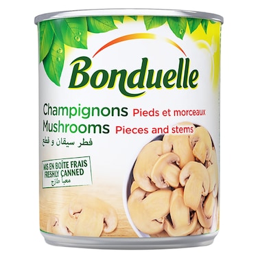 Bonduelle Champignons Mushroom Pieces and Stems, 350g