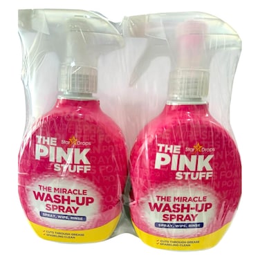 Star Drops The Pink Stuff The Miracle Wash-Up Spray, 500ml Pack of 2