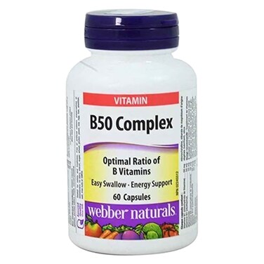 ويبر ب50 كومبلكس كبسولات 50 ملغ 60 كبسولة