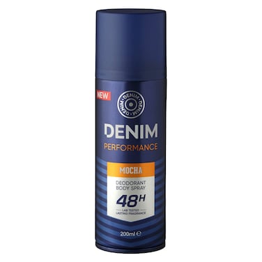 Denim Mocha Deodorant Body Spray, 200ml
