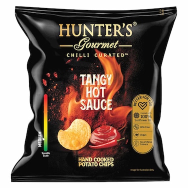 Hunter's Gourmet Tangy Hot Sauce Potato Chips, 40g