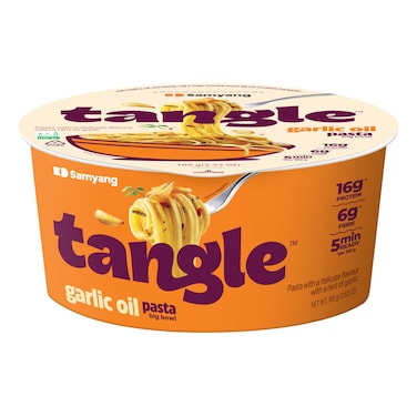 Samyang Tangle Garlic Oil Pasta Big Bowl, 100g