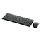 Logitech MK250 Compact Wireless Keyboard and Mouse Combo, Graphite, Ambidextrous Design, Optical Technology