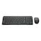 Logitech MK250 Compact Wireless Keyboard and Mouse Combo, Graphite, Ambidextrous Design, Optical Technology