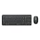 Logitech MK250 Compact Wireless Keyboard and Mouse Combo, Graphite, Ambidextrous Design, Optical Technology