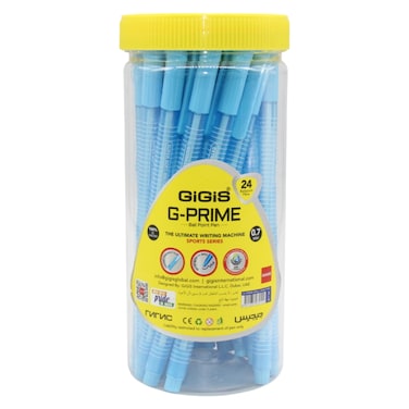 Gigis G-Prime 0.7mm Ball Point Pen, 24 PCS
