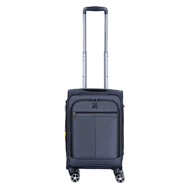 Delsey Paris Priscilla Soft Luggage Trolley, Anthracite, 55cm