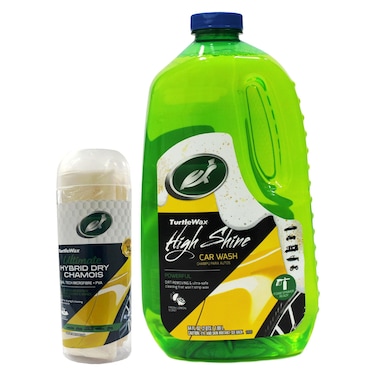تيرتل وكس غسيل سيارة، 1.89 لتر مع قماش تشامواي هجين للتجفيف