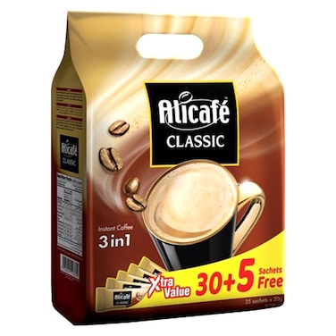 Alicafe Classic 3-in-1 Instant Coffee Mix 35 Sachets, 20g