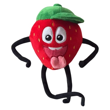 برايت بايتس دمية ستروبيزل الفراولة قماشية، 20 سم