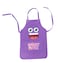 Bright Bites Kids Apron, Chef Hat and Mitt Set, Purple, Mini