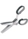 Gefu Herb Scissors, Black/sliver, 19.1 x 8 x 1.9 cm