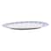 Plethora, Grey Rim Oval Plate, 36cm