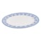 Plethora, Grey Rim Oval Plate, 36cm