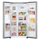 LG Side by Side Refrigerator GR-B267KLJW, Prime Silver, 2 Doors
