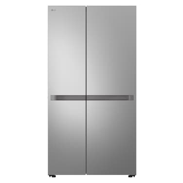 LG Side by Side Refrigerator GR-B267KLJW, Prime Silver, 2 Doors