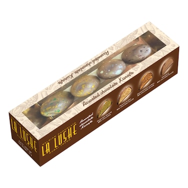 La Lushe Kunafa Egg Pistachio Assorted Chocolate, 85g