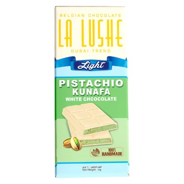 La Lushe Light White Chocolate Pistachio Kunafa, 60g