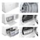 Bosch Series 4 Condenser Tumble Dryer WTN86201GC, 8 kg, AutoDry Technology, Stainless Steel, White