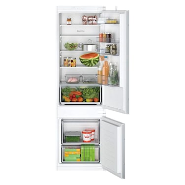 Bosch Series 2 Built-in Refrigerator KIV87NSE0M, White, 270 L, 2 Doors