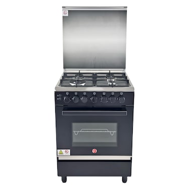 Hoover Gas Cooker HGC-G604G-RB, 60 cm, Black, 5 Burners