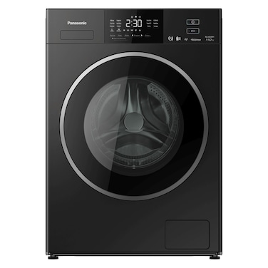 Panasonic Front Load Washer NA-22CER1B, 11 kg, Inverter, Stainless Steel, Black