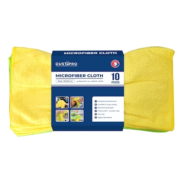 دست برو، قطعة قماش من الألياف الدقيقة 35×35 سم، 10 قطع