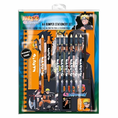 Naruto A4 Bumper Stationery Set
