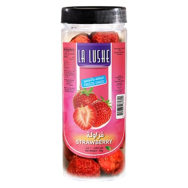 لا لوشي فراولة مجففة بالتجميد، 60 غرام