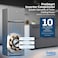 Beko Refrigerator 455 Litres Gross(406 Net) Capacity,Top Mount, No Frost,Low Noise,10 Years Warranty on ProSmart Inverter Compressor,RDNG455S(Silver)