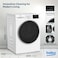 Beko 8/5 kg Washer/Dryer, 1400 RPM, 15 Programmes, Low Noise, Quick wash 14/28 Minutes, 10 Years Warranty on ProSmart Inverter Motor, WD8514W(White)