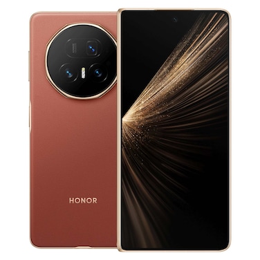 هونور ماجيك V5 هاتف ذكي 512 غيغابايت - بني محمر ثنائي الشريحة 12 غيغابايت RAM 5G