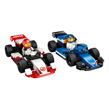 Lego City F1 Williams Racing and Haas F1 Race Cars Building Toy 60464