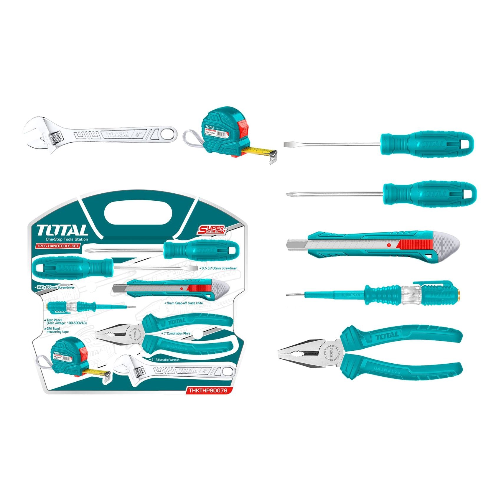 Buy Total Hand Tools Set, 7 PCS Online | Carrefour UAE