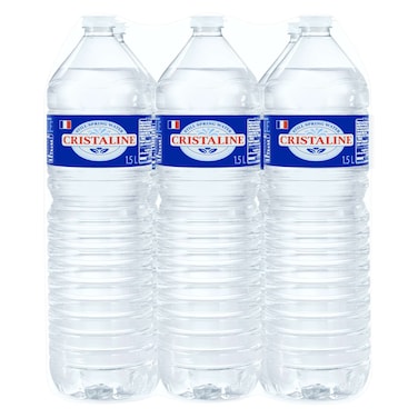 Cristaline Still Spring Water, 1.5L Pack of 6