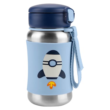 Skip Hop Rocket Printed Straw Bottle