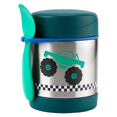 Skip Hop Truck Printed Food Jar with Spoon