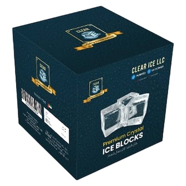 Clear Crystal Clear Premium Ice Blocks