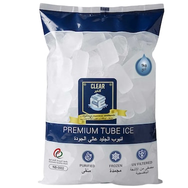 Clear Special Tube Ice Pack, 1kg