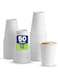 SNH Packing 12oz (Pack of 50) Heavy Duty White Coffee Disposable Cups - Single Wall Paper Cups for Expresso, Tea Cup, Coffee Cups &amp; Water Cup - Perfect for Home, Parties &amp; Offices