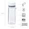Aladdin Aveo Water Bottle, Clear and White, 350ml